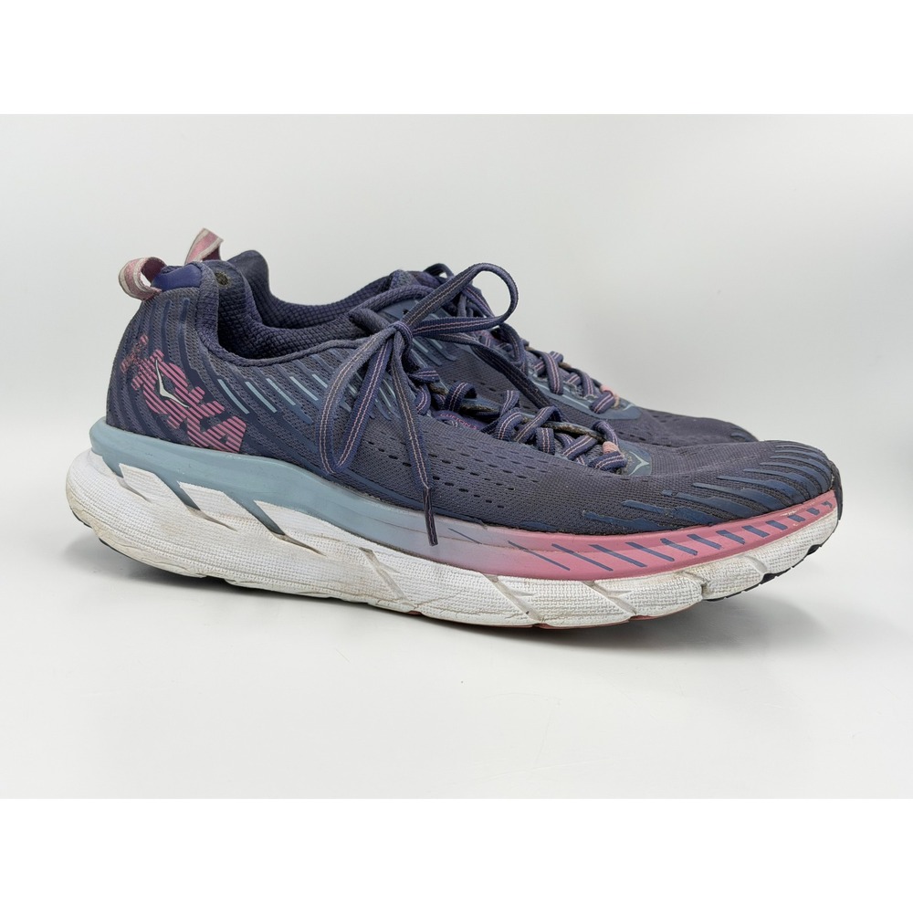 Hoka One One Clifton 5‎ Women's 10 D Wide Purple Pink Running Shoes No Size Tag